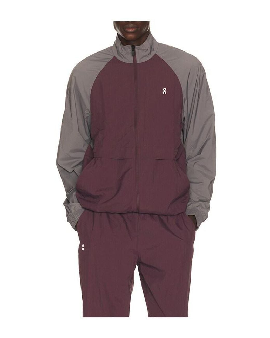 On Shoes Purple All-Day Track Jacket for men