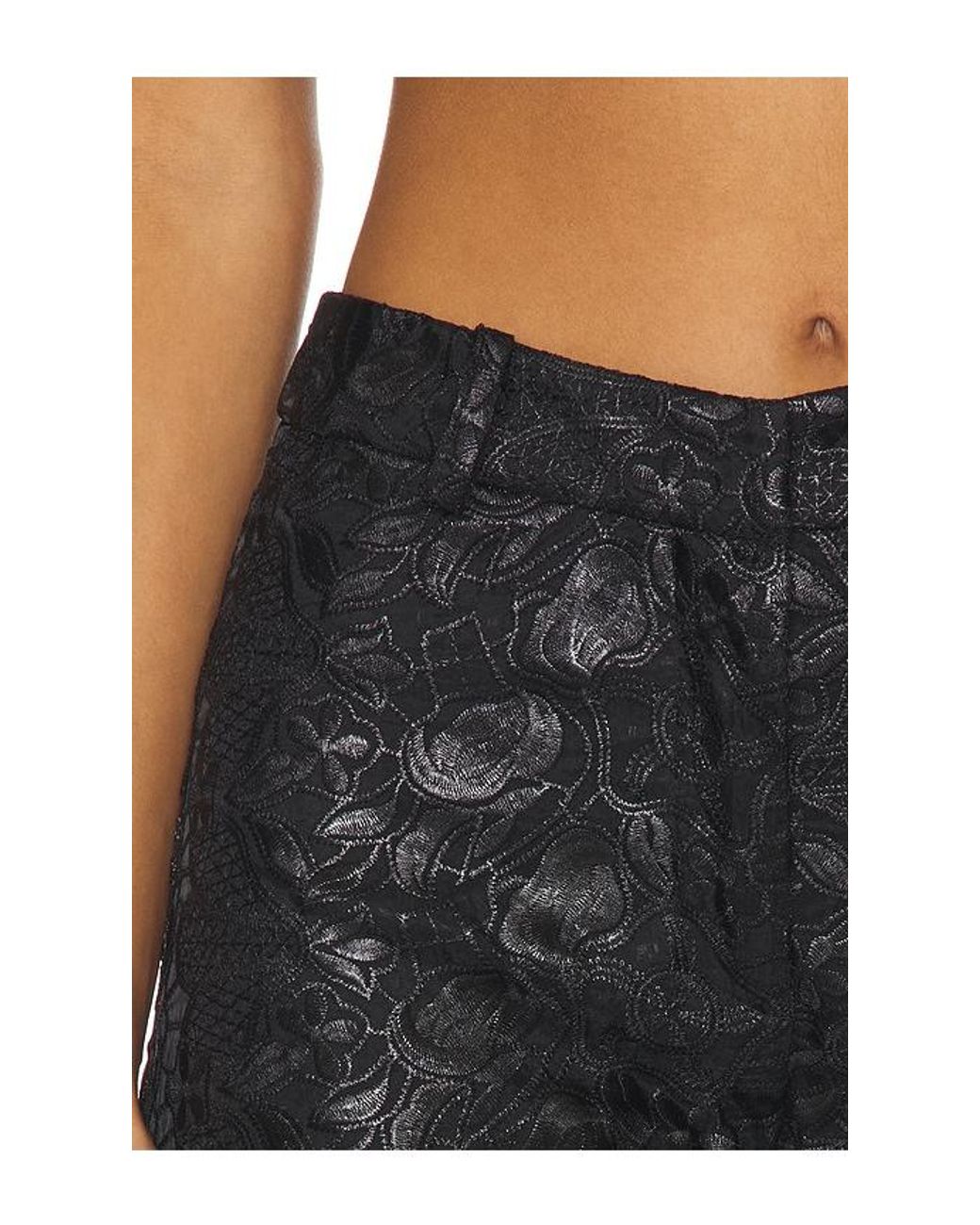 Amanda Uprichard Black Donahue Pants