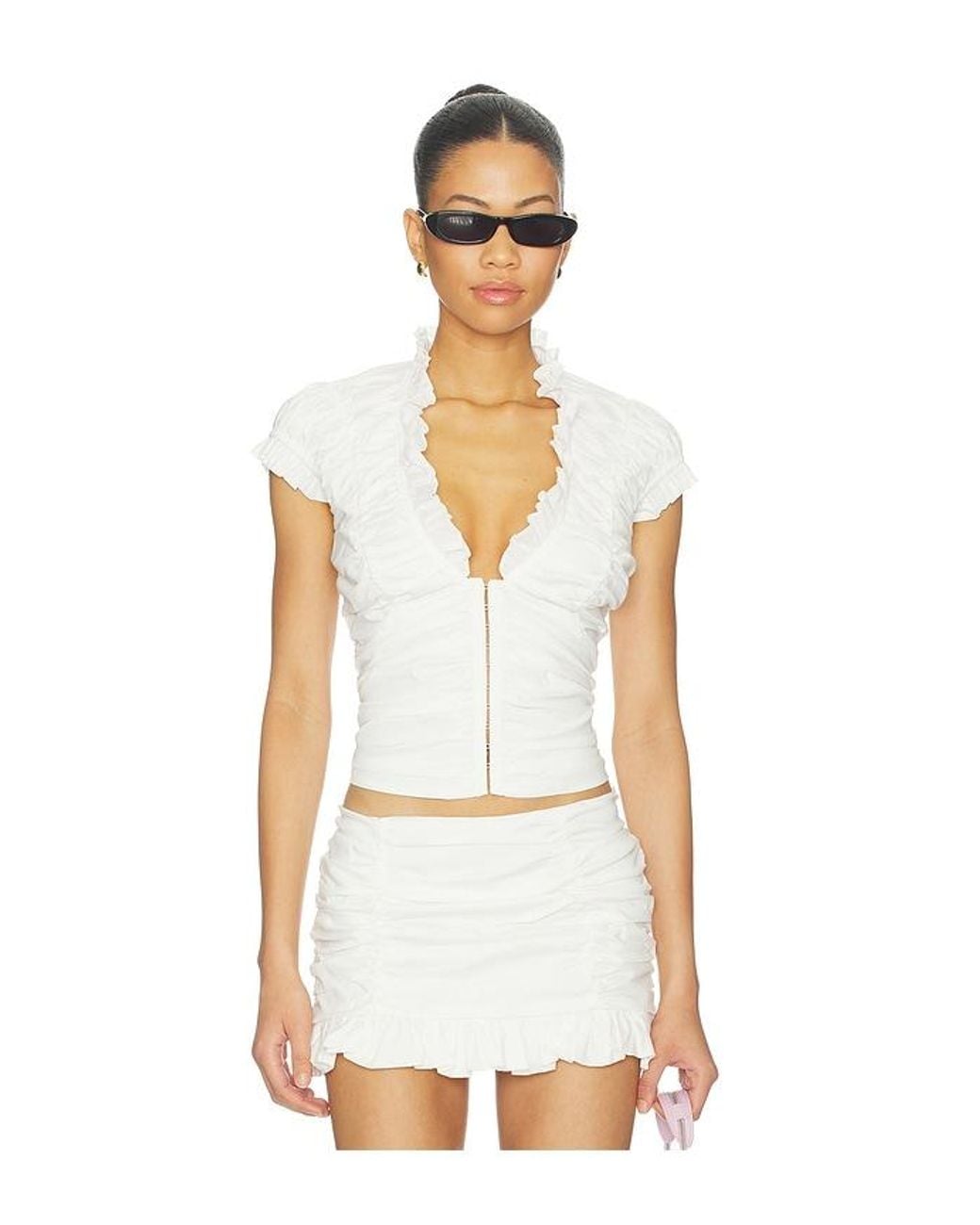 I.AM.GIA White Zeya Top