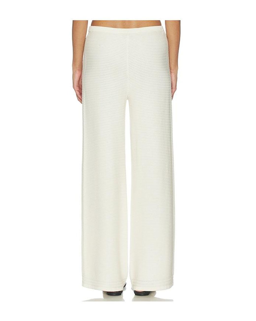 La Ligne White Crochet Pant