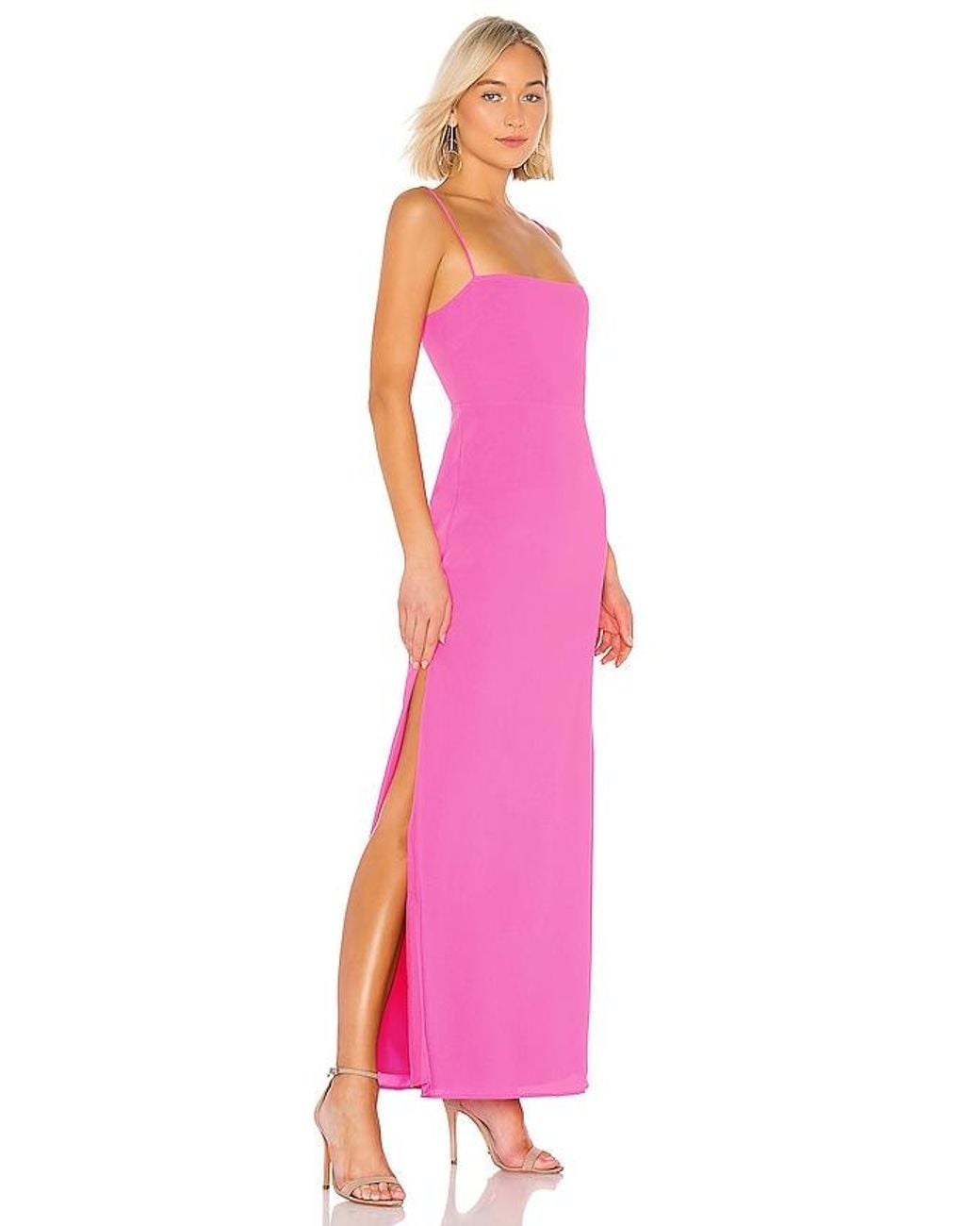 superdown Pink Addison Maxi Dress
