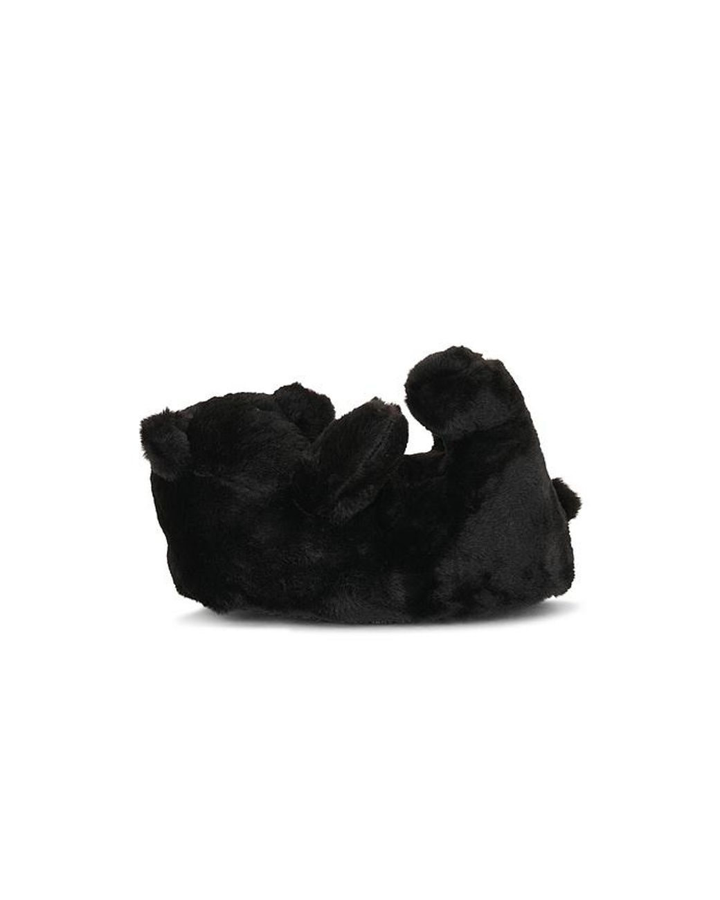 Steve Madden Black Buddies Slipper