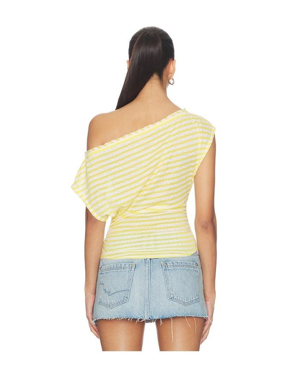 Free People Blue Ellie Top