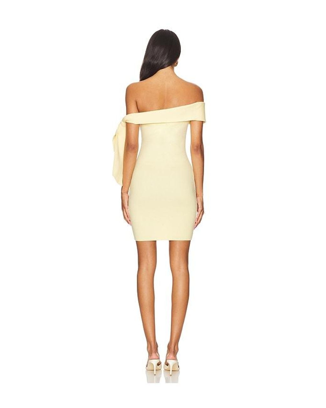 ROBE COURTE JAYMES en Yellow SNDY'S en coloris Natural