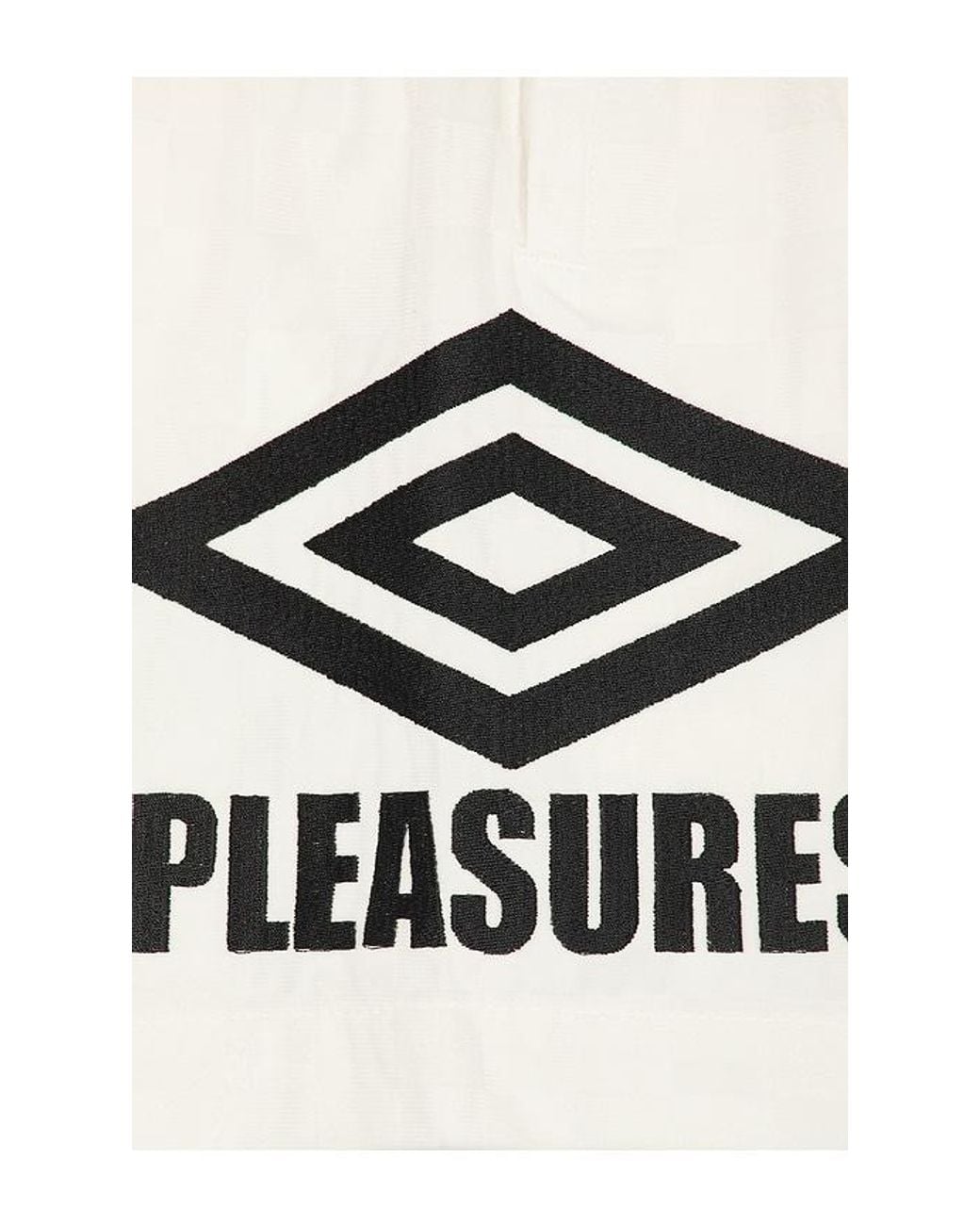 Pleasures White X Umbro Classic Shorts for men