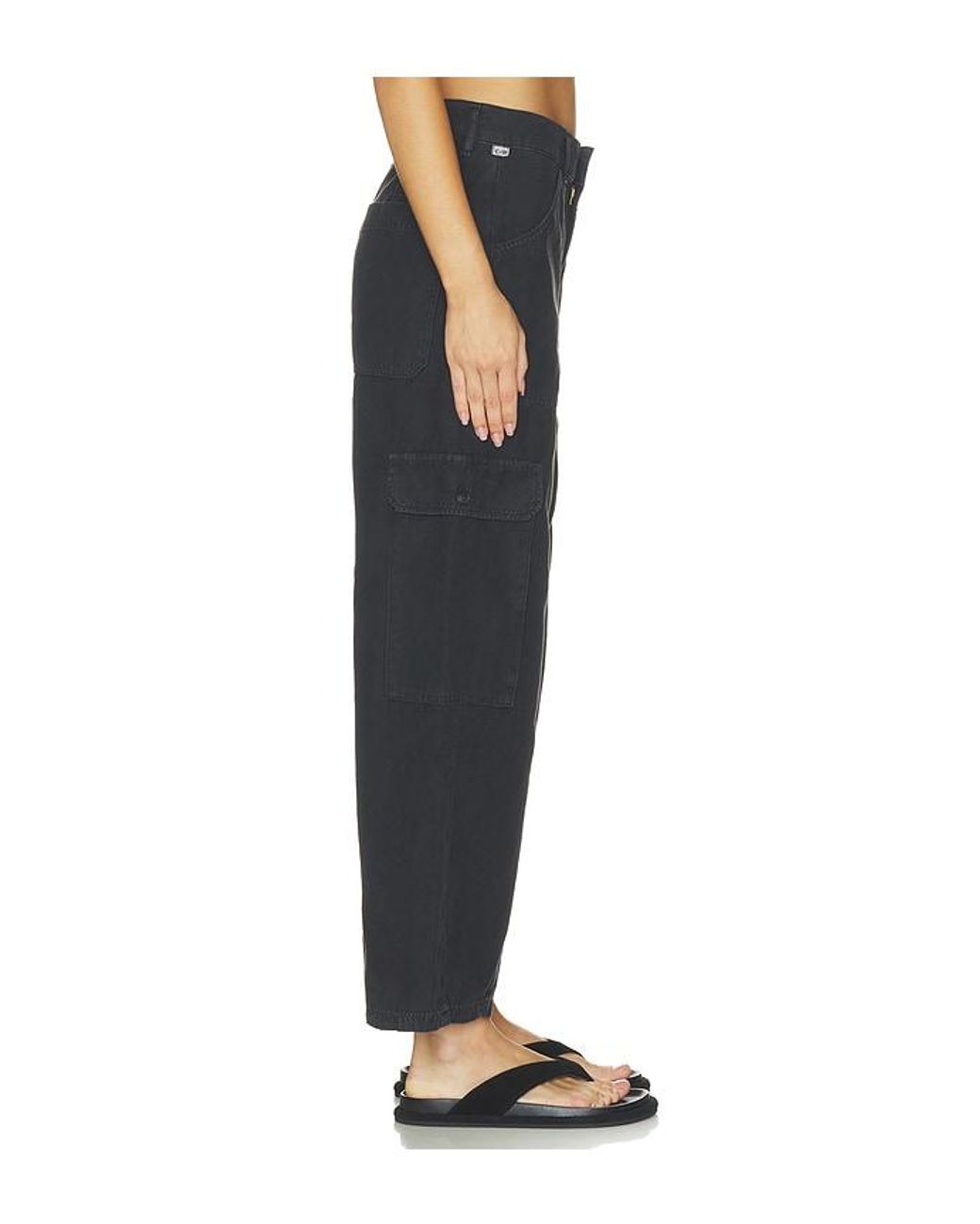 Citizens of Humanity Black Thassos Twisted Seam Utility Pants