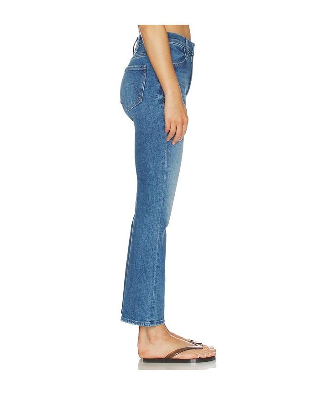 Mother Blue The Hustler Flood Jeans