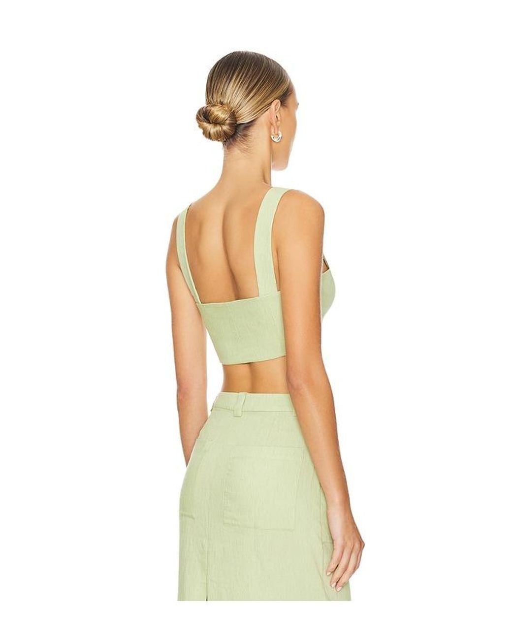 Amanda Uprichard Multicolor Royston Crop Top