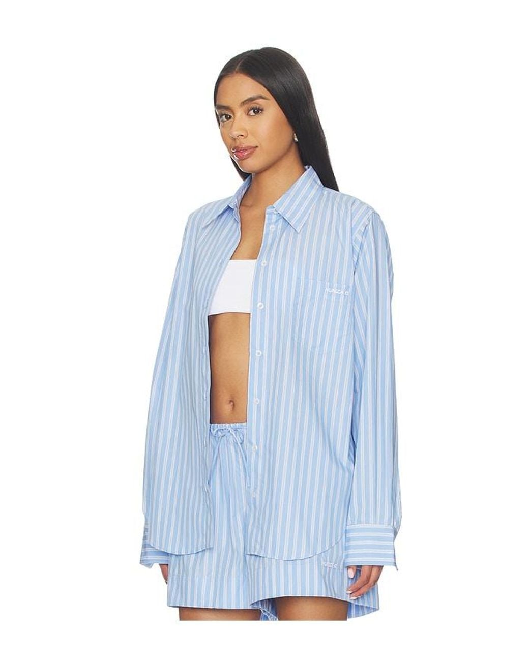 Hunza G Blue Essential Shirt