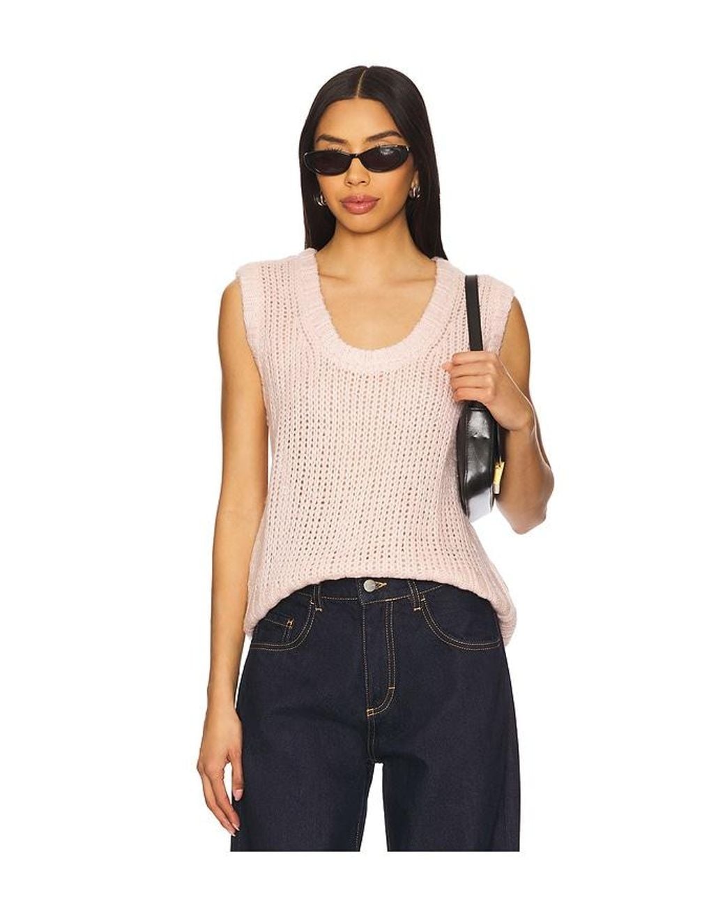 Lovers + Friends Blue Poppie Sweater Vest