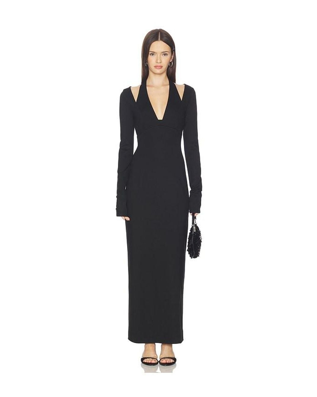 Lovers + Friends Black Ainsley Maxi Dress