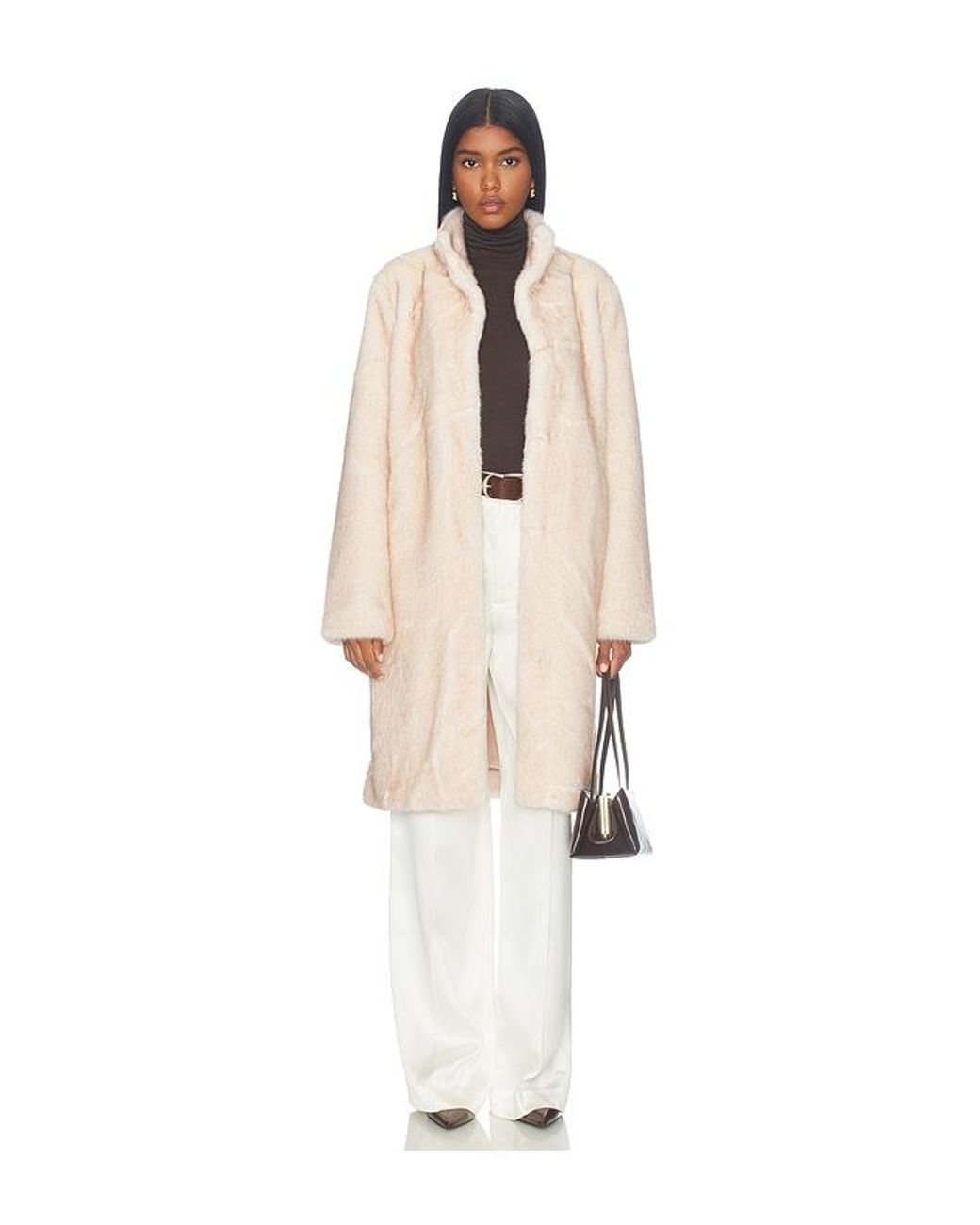 Unreal Fur White Dreamer Faux Fur Coat