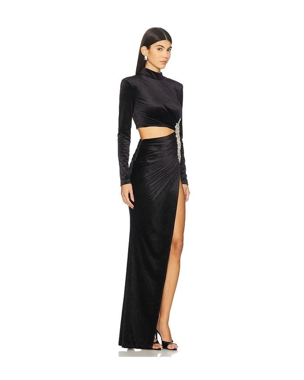 Bronx and Banco Black Lillian Gown
