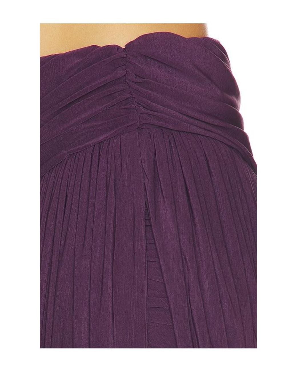 Ronny Kobo Purple Wes Skirt