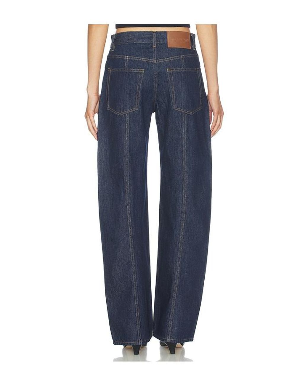 Helmut Lang Blue Carrot Wide Leg
