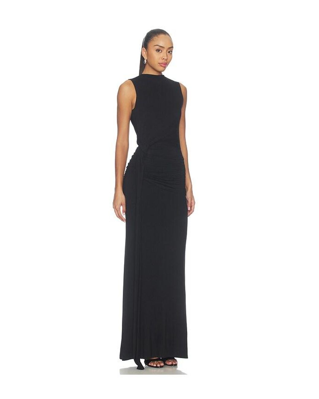 MORE TO COME Black Stacie Maxi Dress