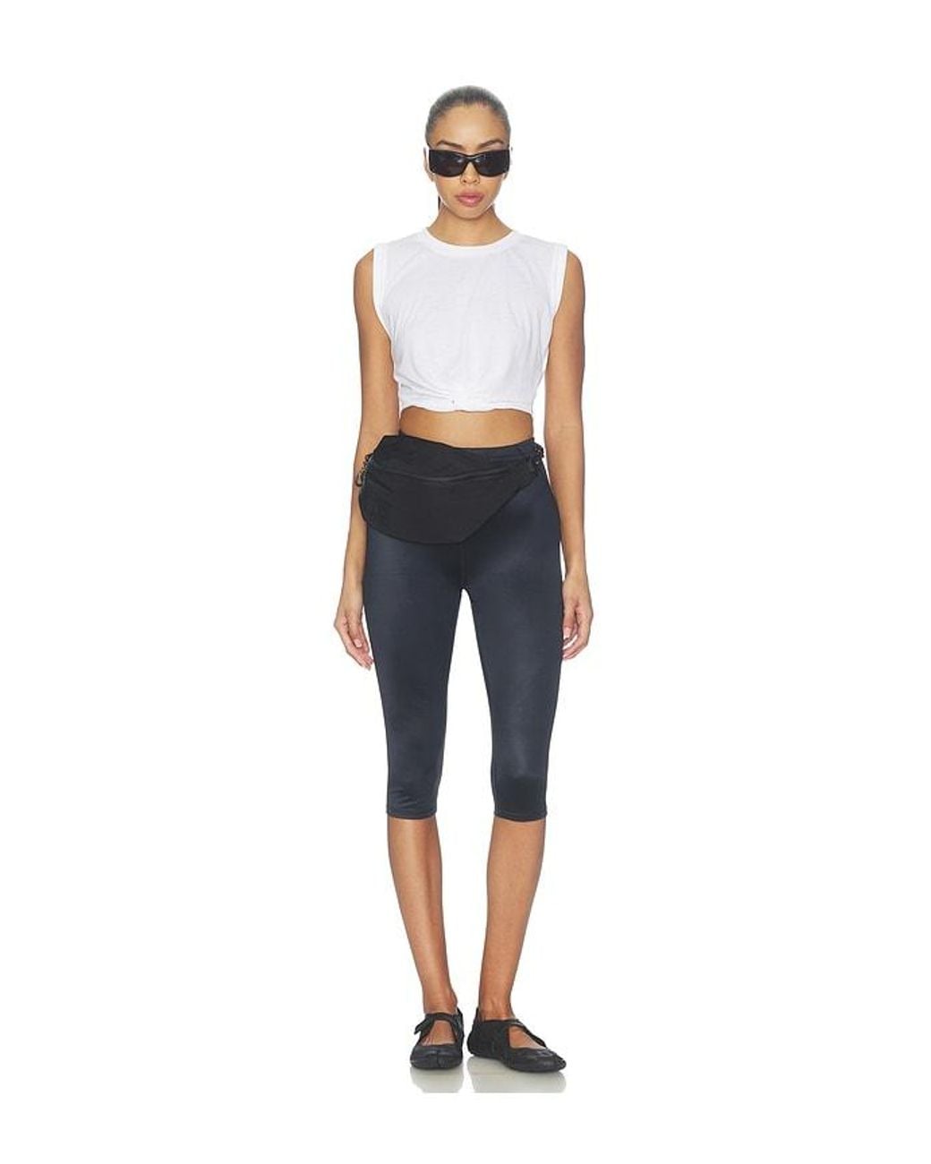 NikeSKIMS Blue Crop Twist Tank Top