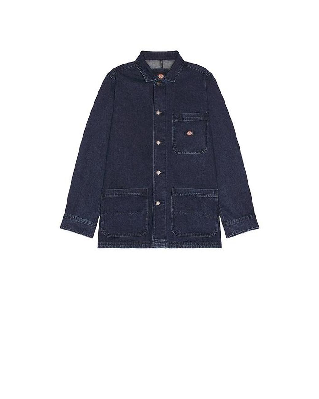Dickies Blue Denim Chore Coat for men