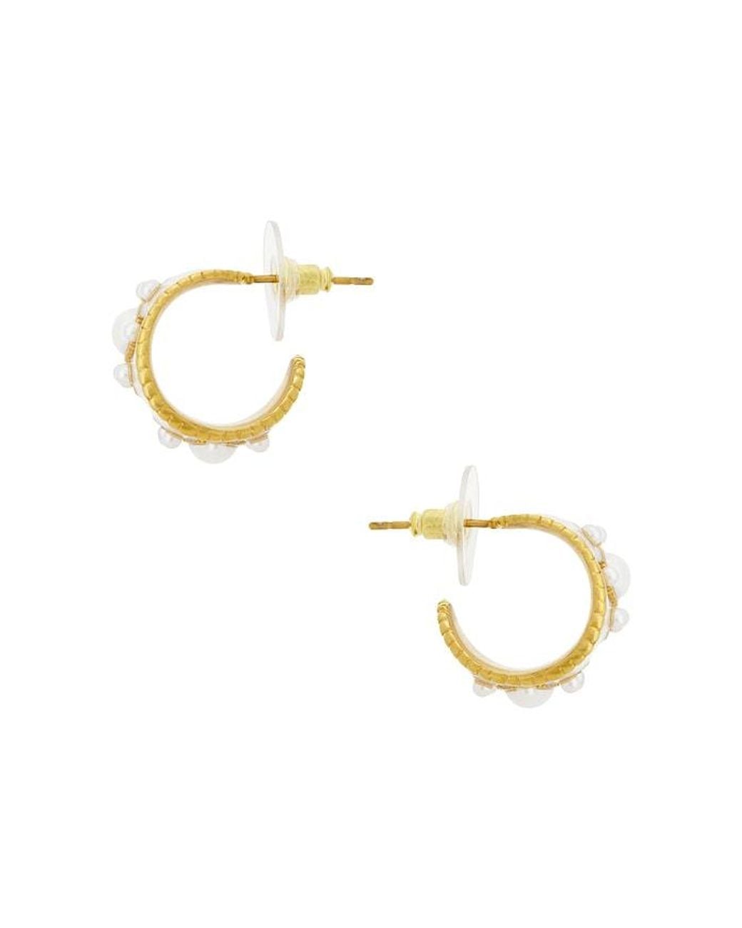 petit moments Metallic Daisy Earrings