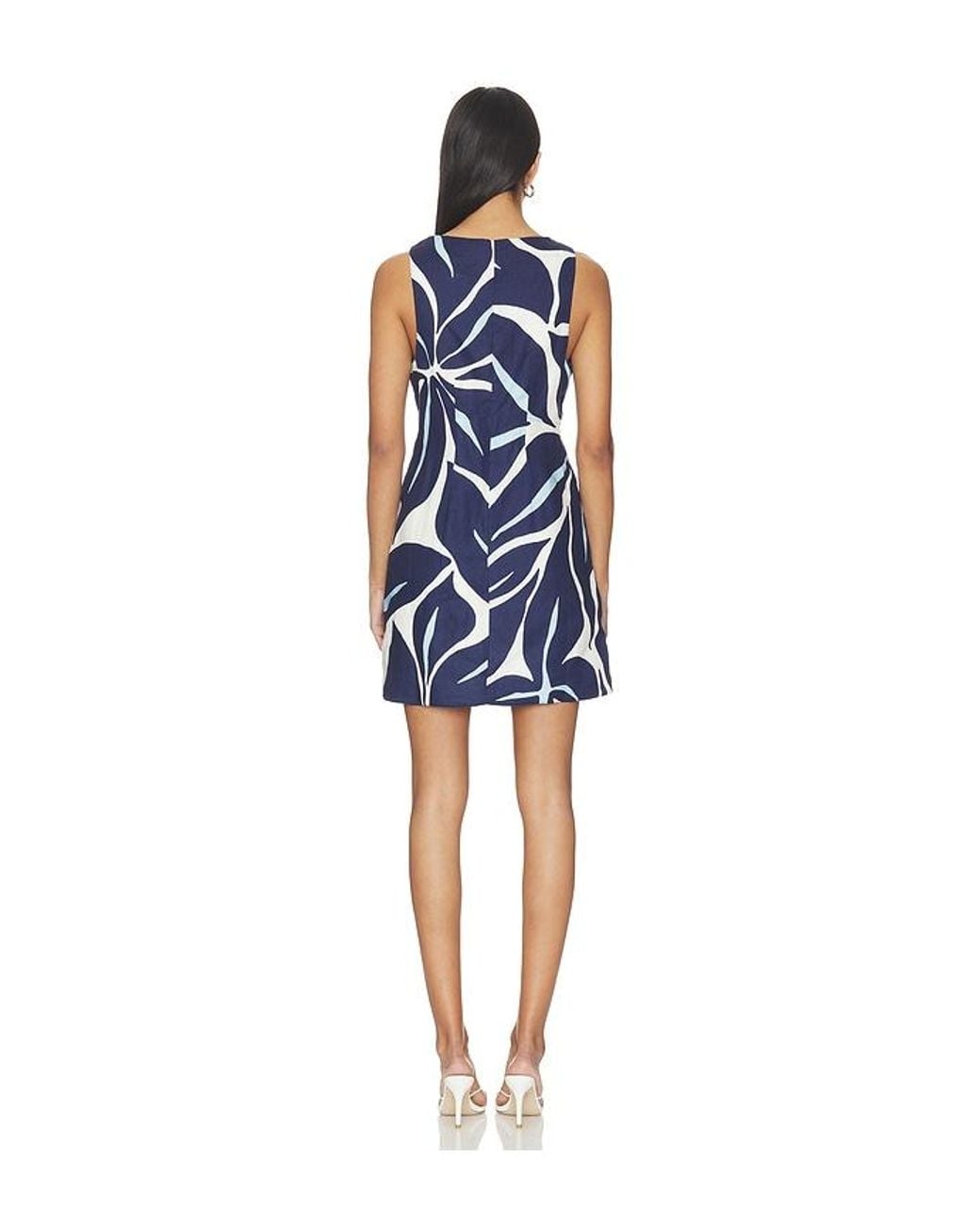 Cala De La Cruz Blue Rhoda Dress