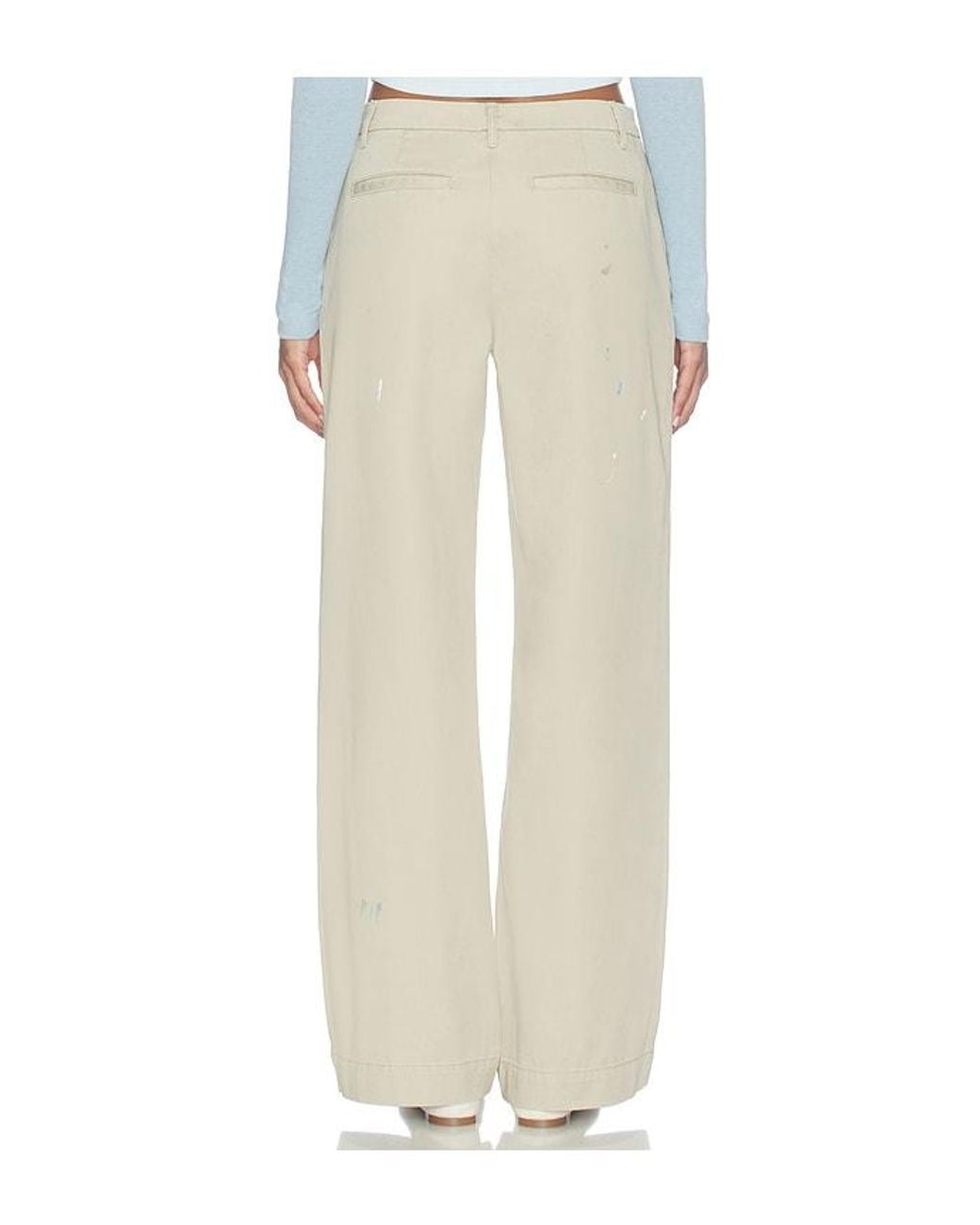 Still Here White Painter Slacks
