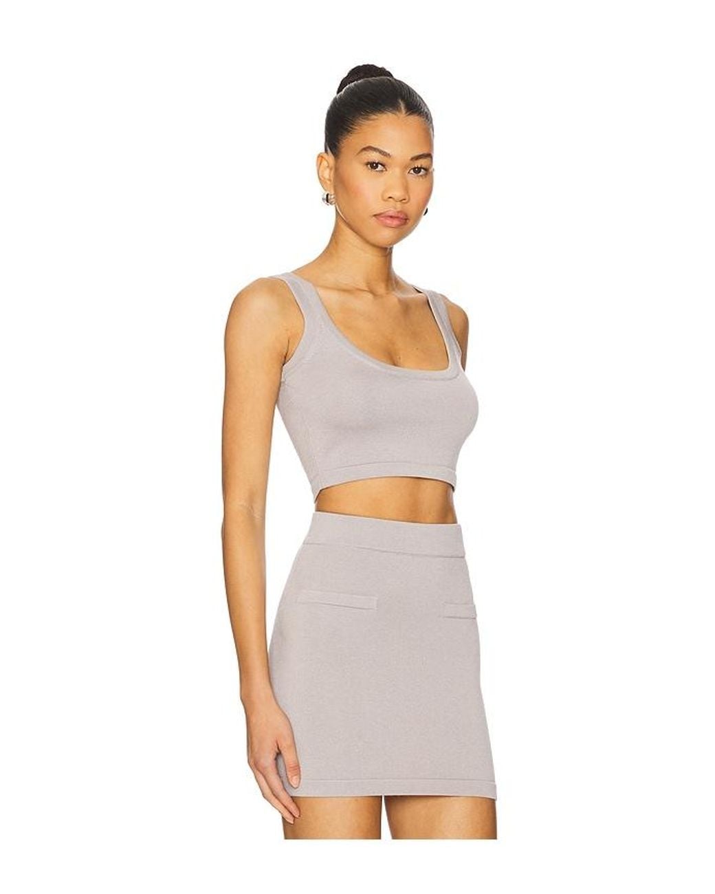 SNDY'S White Beverly Crop Top
