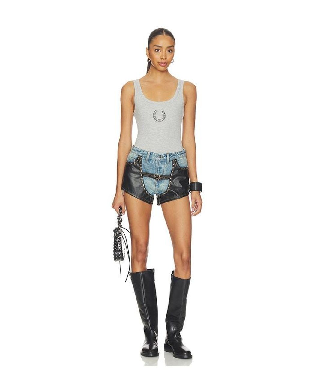 Urban Outfitters Blue X Revolve Horseshoe Tank Top