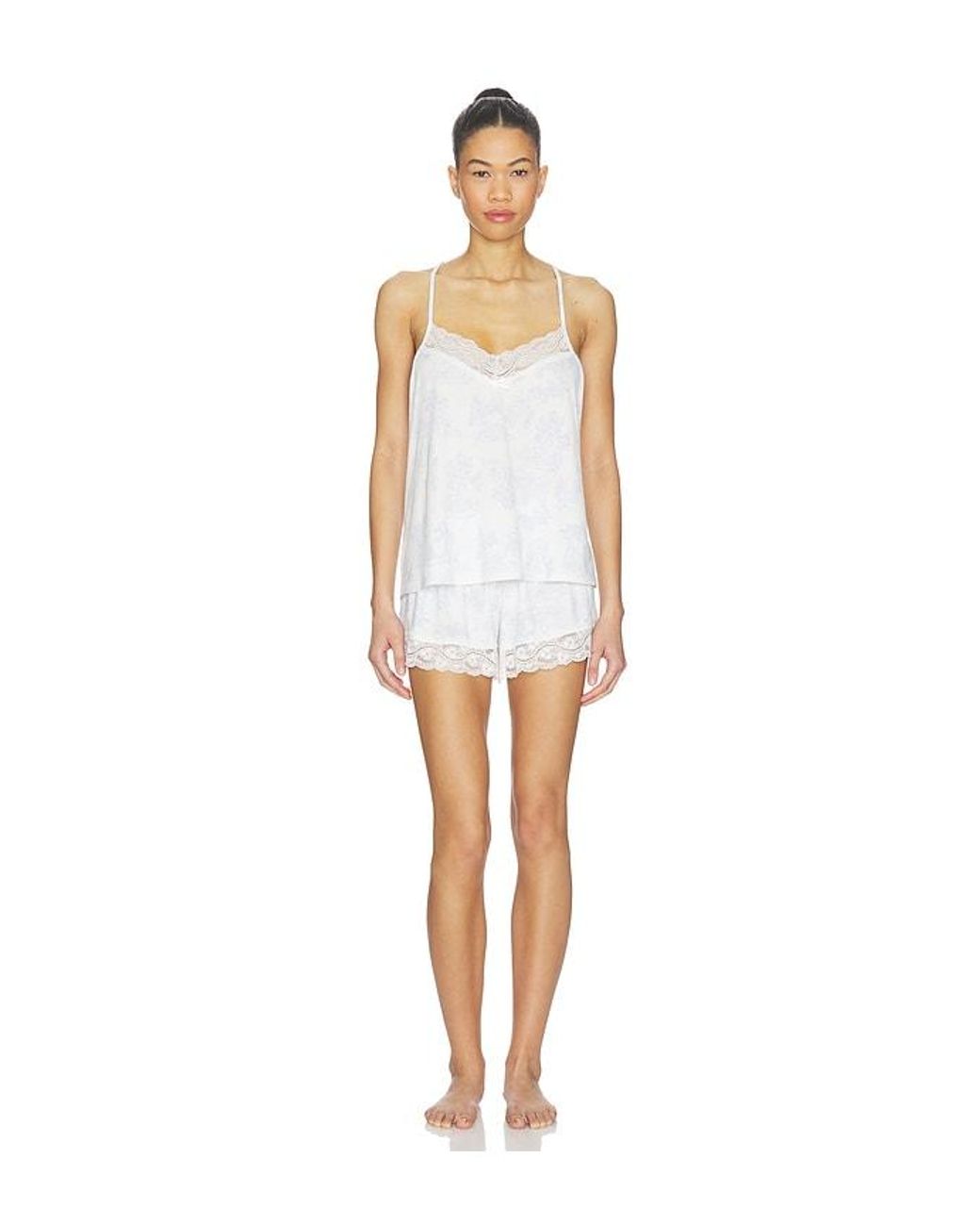 Flora Nikrooz White Eloise Pajama Set