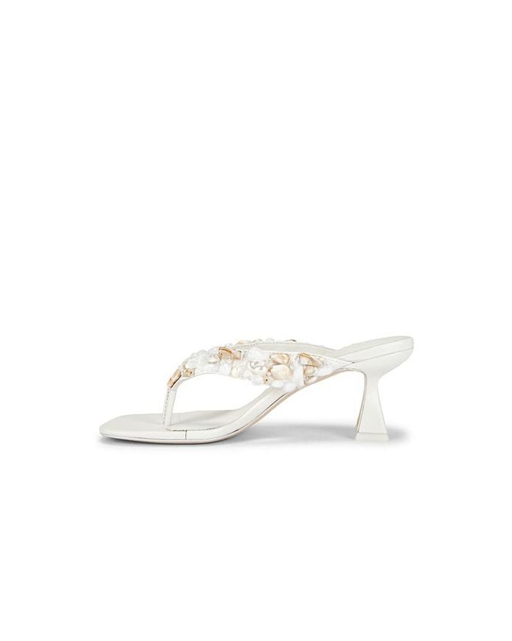 Cult Gaia White Abi Sandal