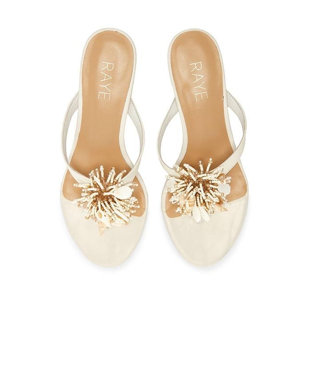 Raye White Iman Sandal
