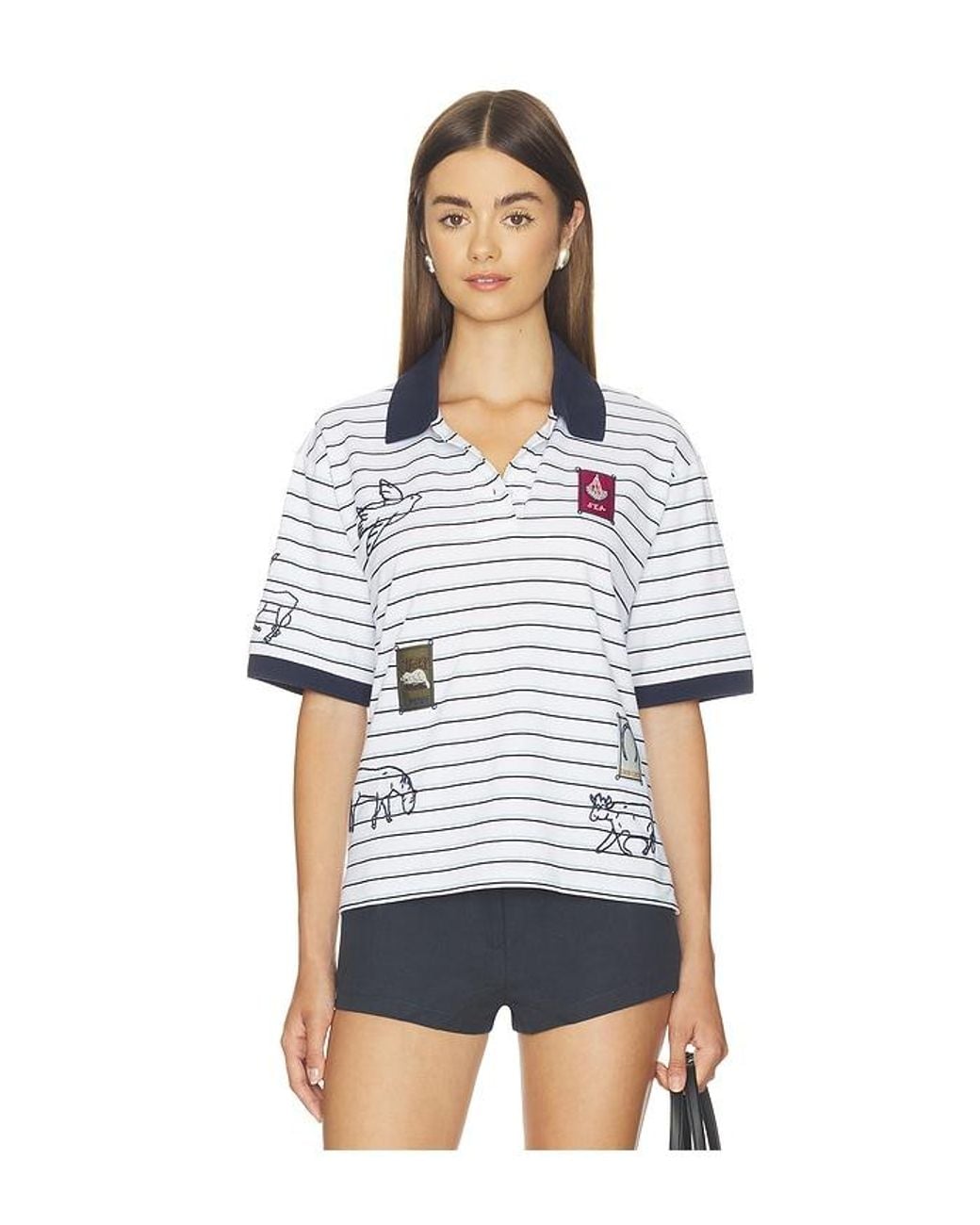 Sea White Winslow Craft Polo Shirt