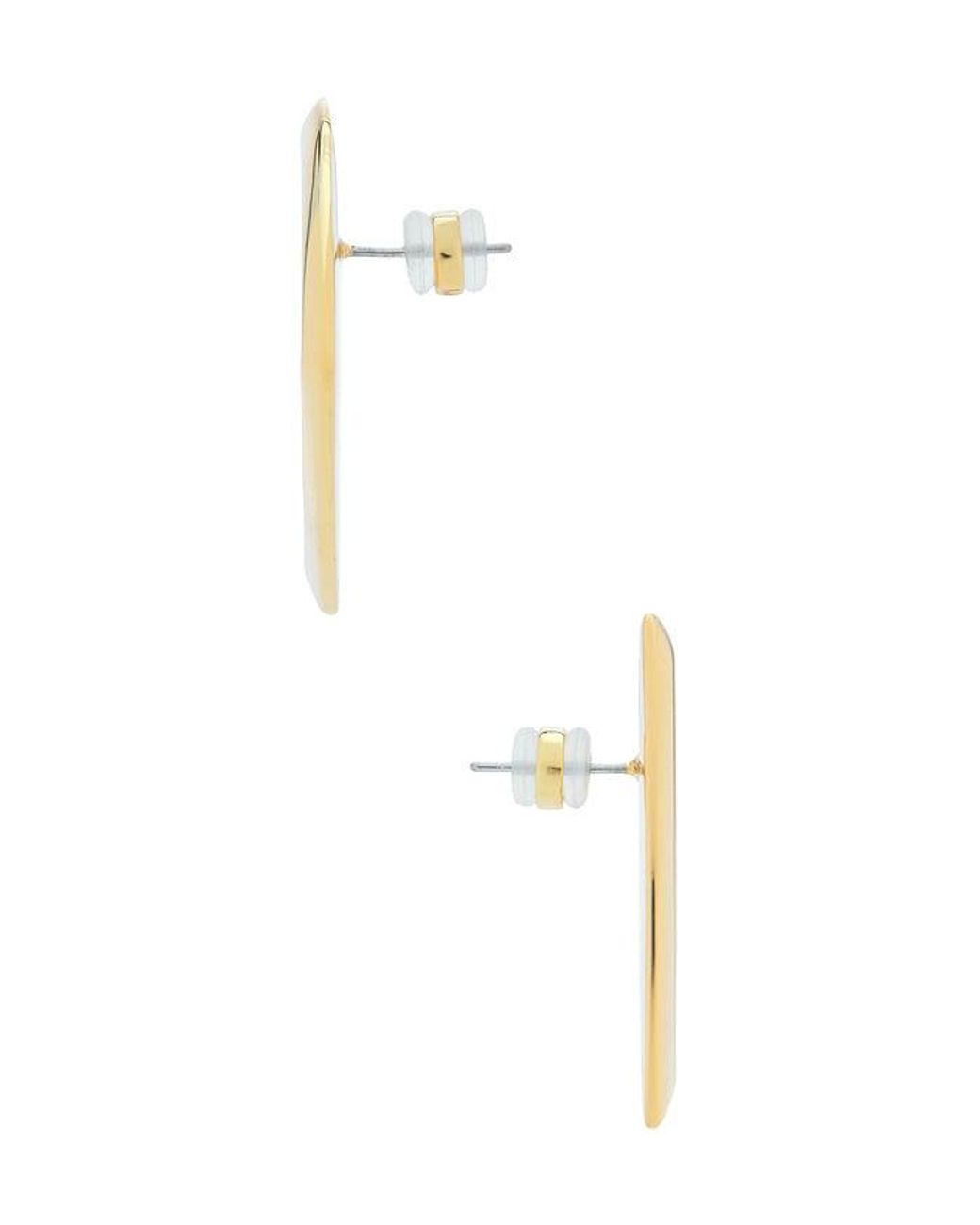 Luv Aj White The Bianco Nero Studs