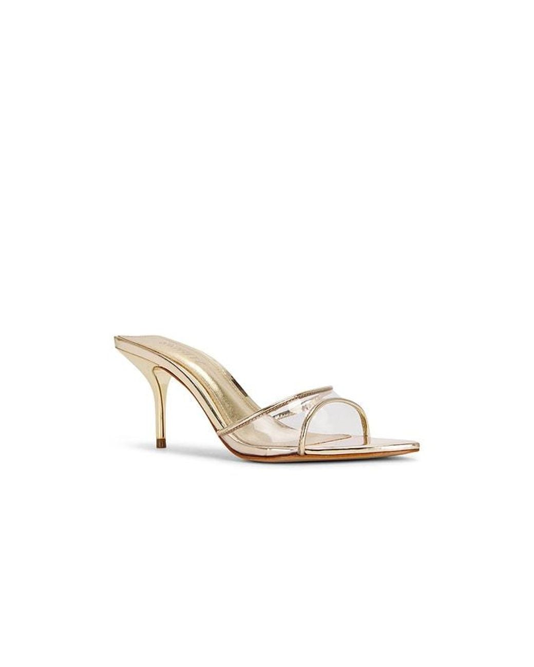 SCHUTZ SHOES White Elodie Vinyl Sandal