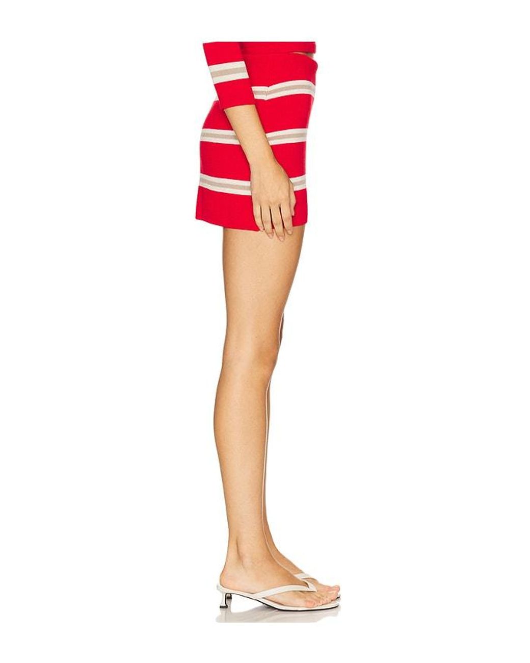 SER.O.YA Red Kian Knit Skort