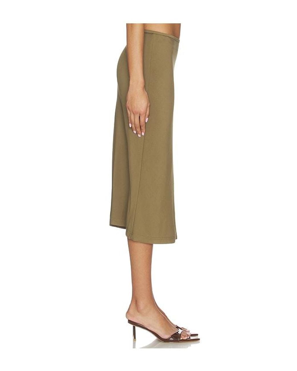 SAU LEE Natural Timo Jersey Skirt