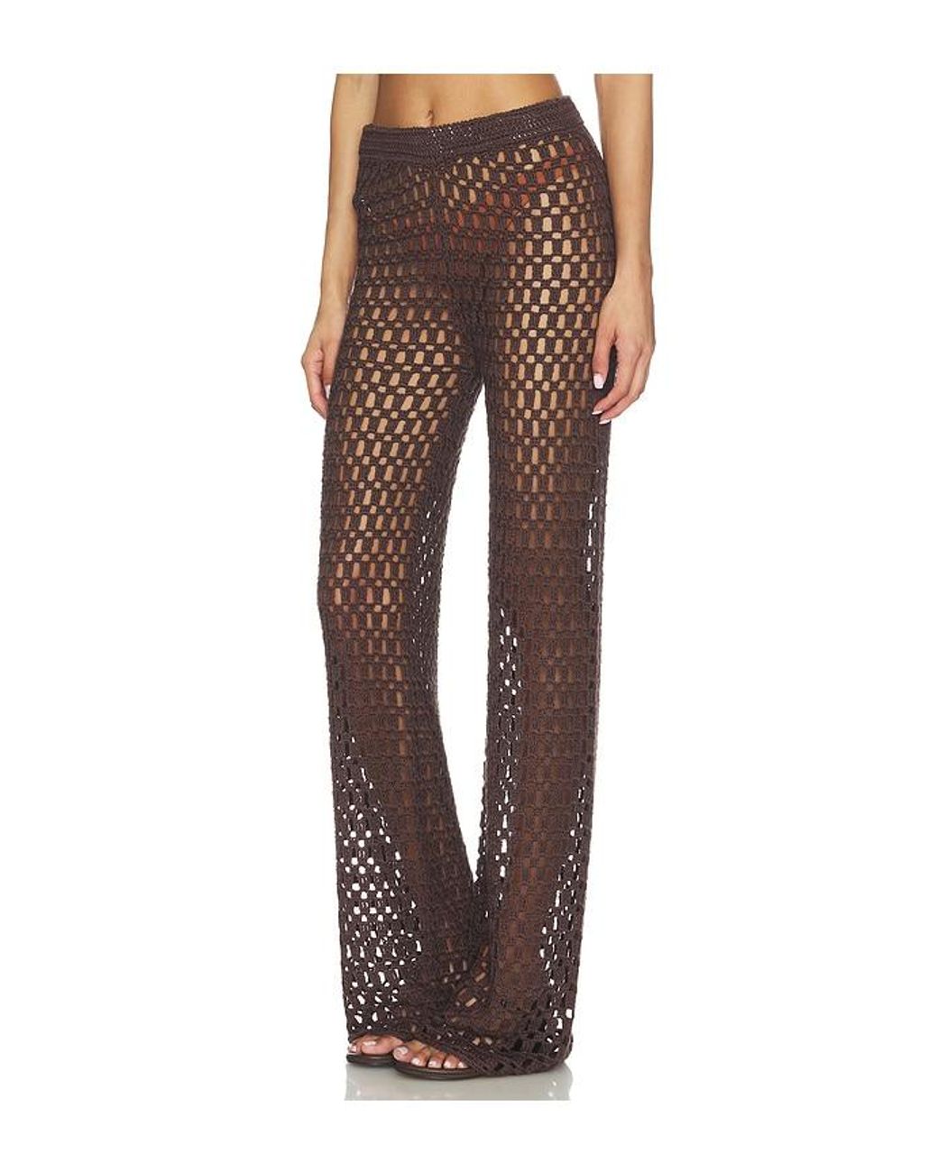 MORE TO COME Brown Rue Pant