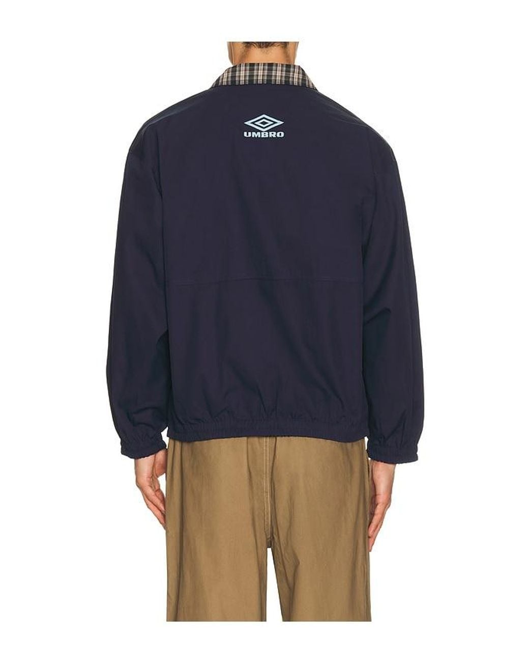 Pleasures Blue X Umbro Diamonds Reversible Blouson Jacket for men
