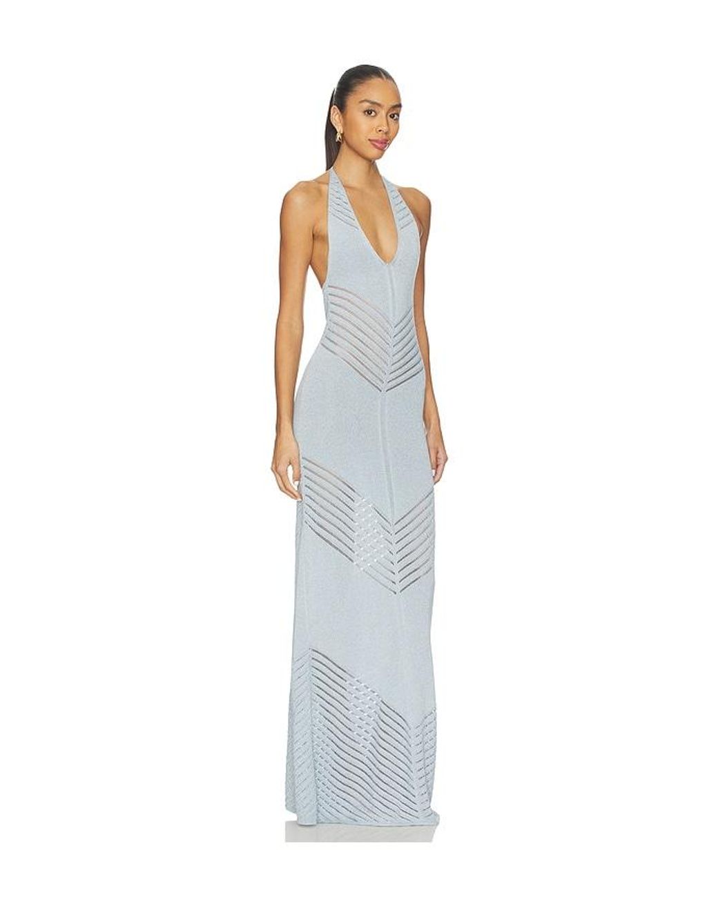 Devon Windsor White Roma Maxi Dress