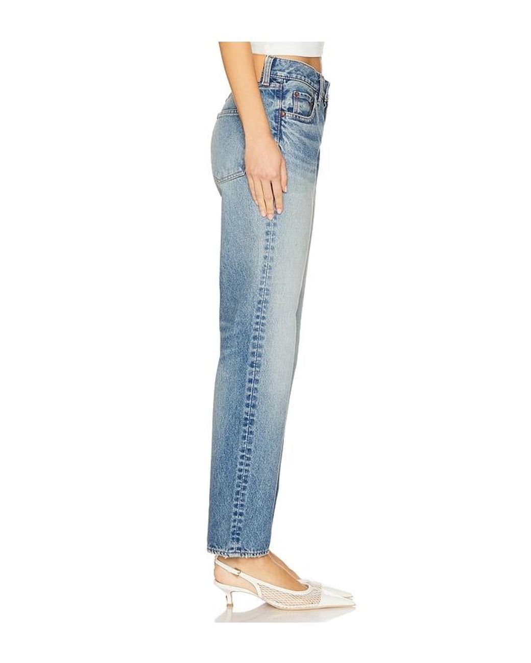 Moussy Blue Parkchester Straight Jeans