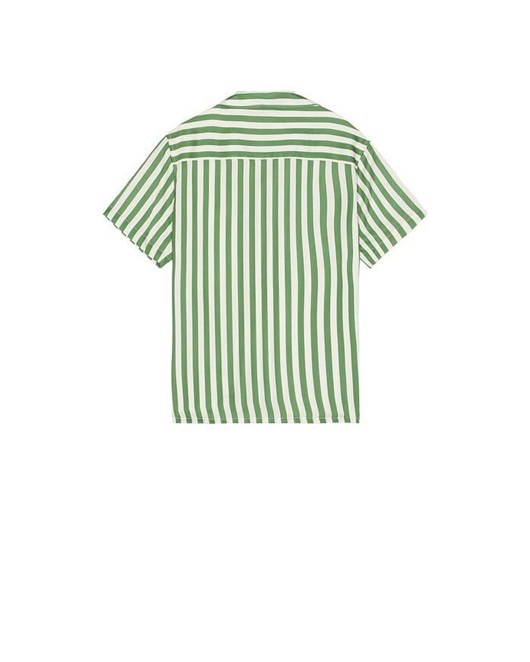 Motel Margarita Green Cabana Button Up Shirt for men