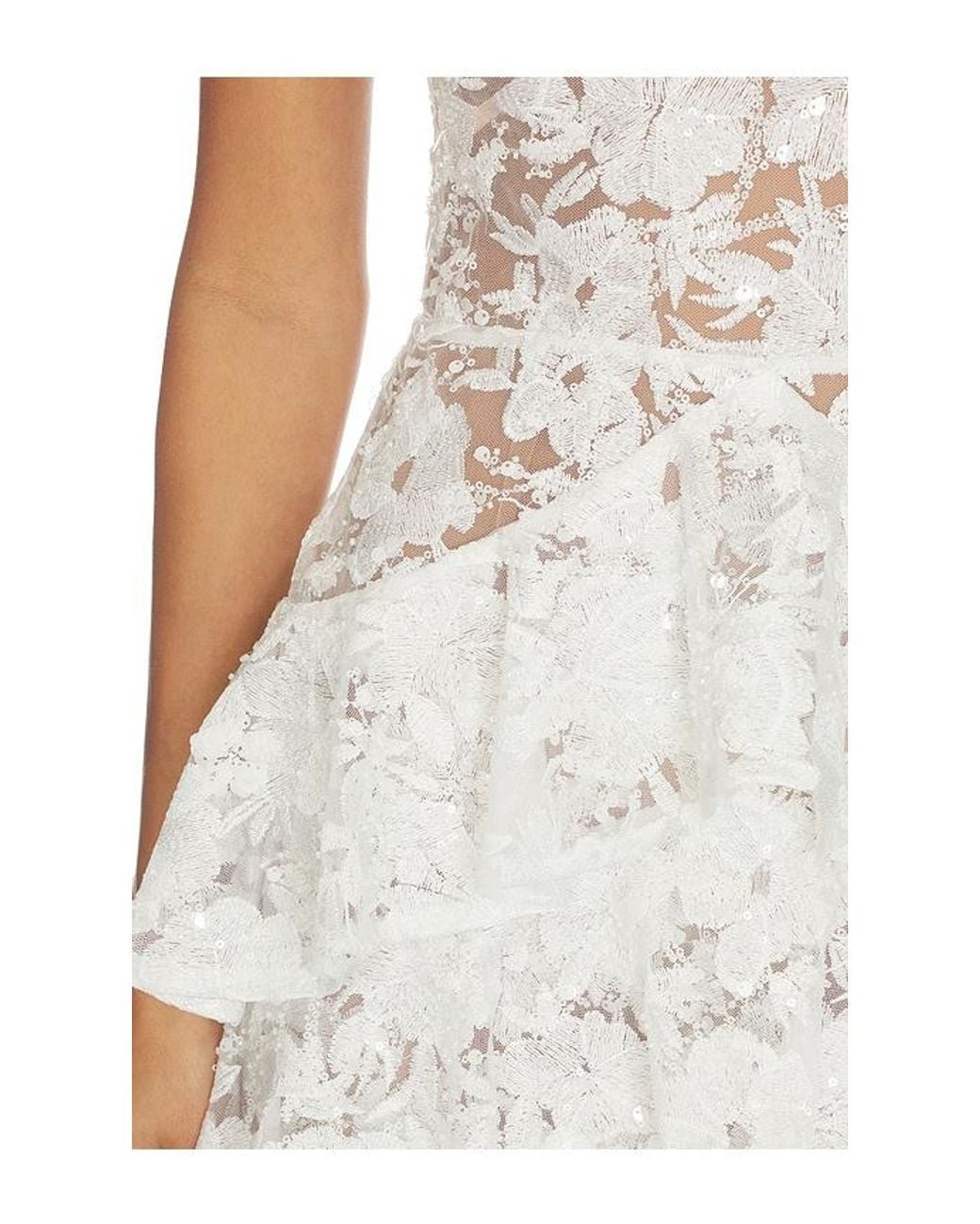 Nadine Merabi White Saffron Dress