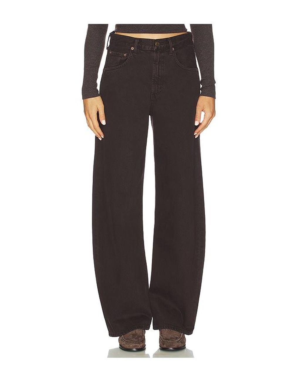 Agolde Black Low Curve Jeans