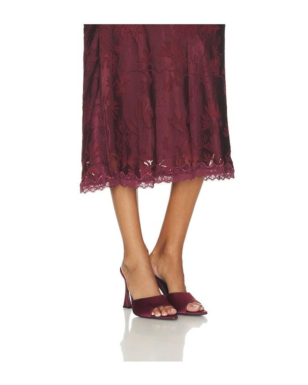 Astr Red Windey Skirt