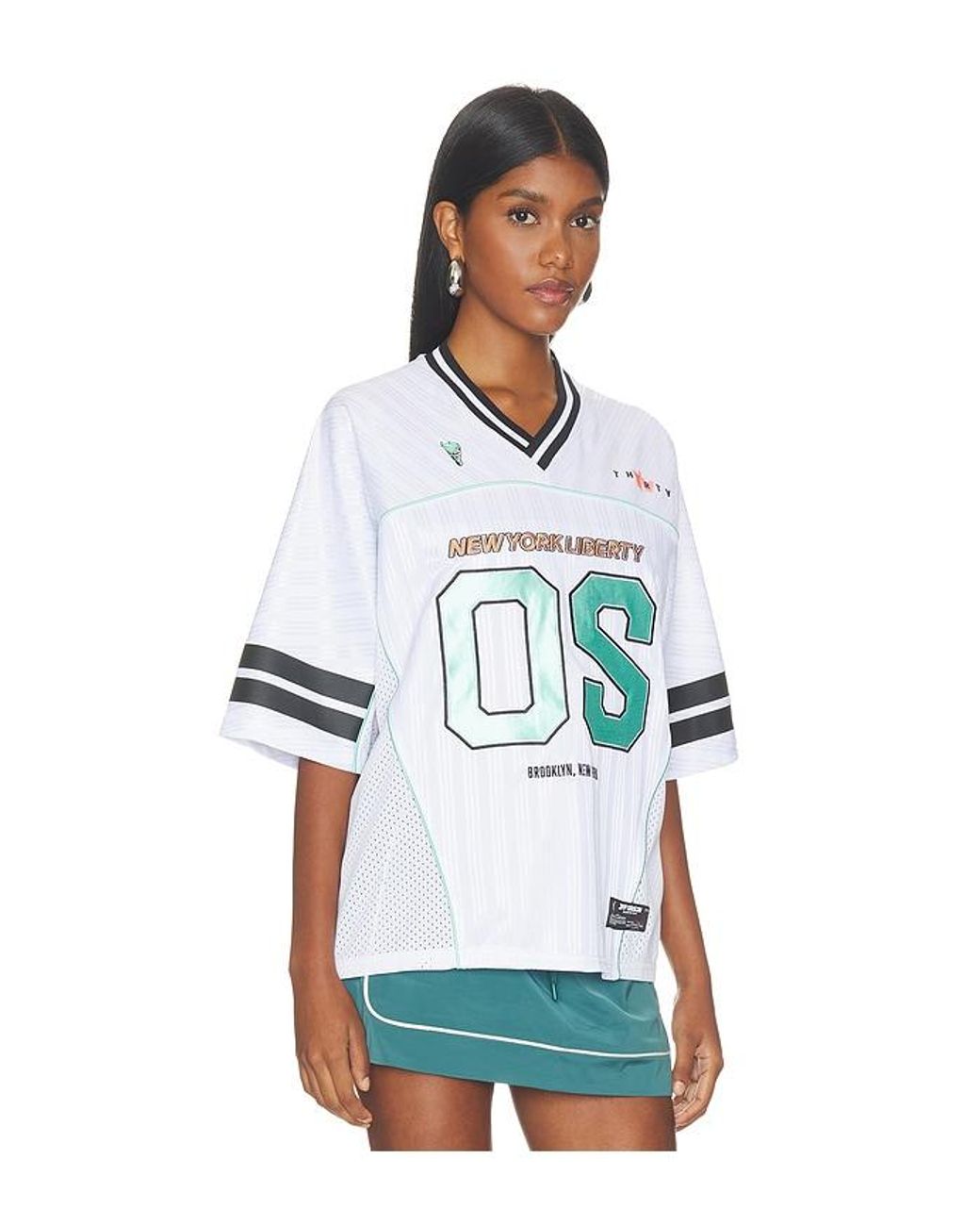 OFF SEASON White New York Liberty Boxy Top
