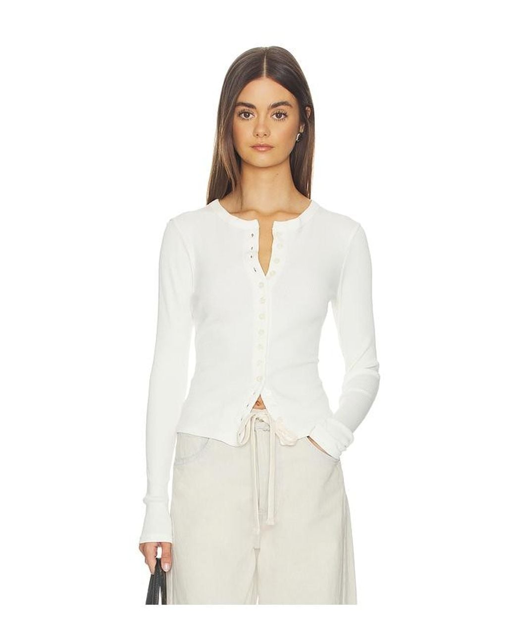 Citizens of Humanity White Kari Long Cardigan