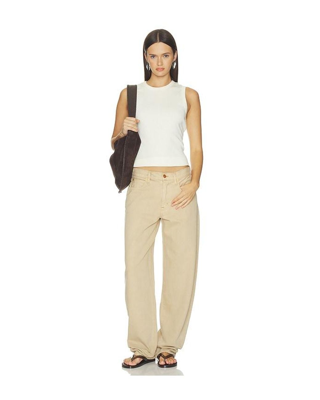 SLVRLAKE Denim Natural Ella Barrel Jeans