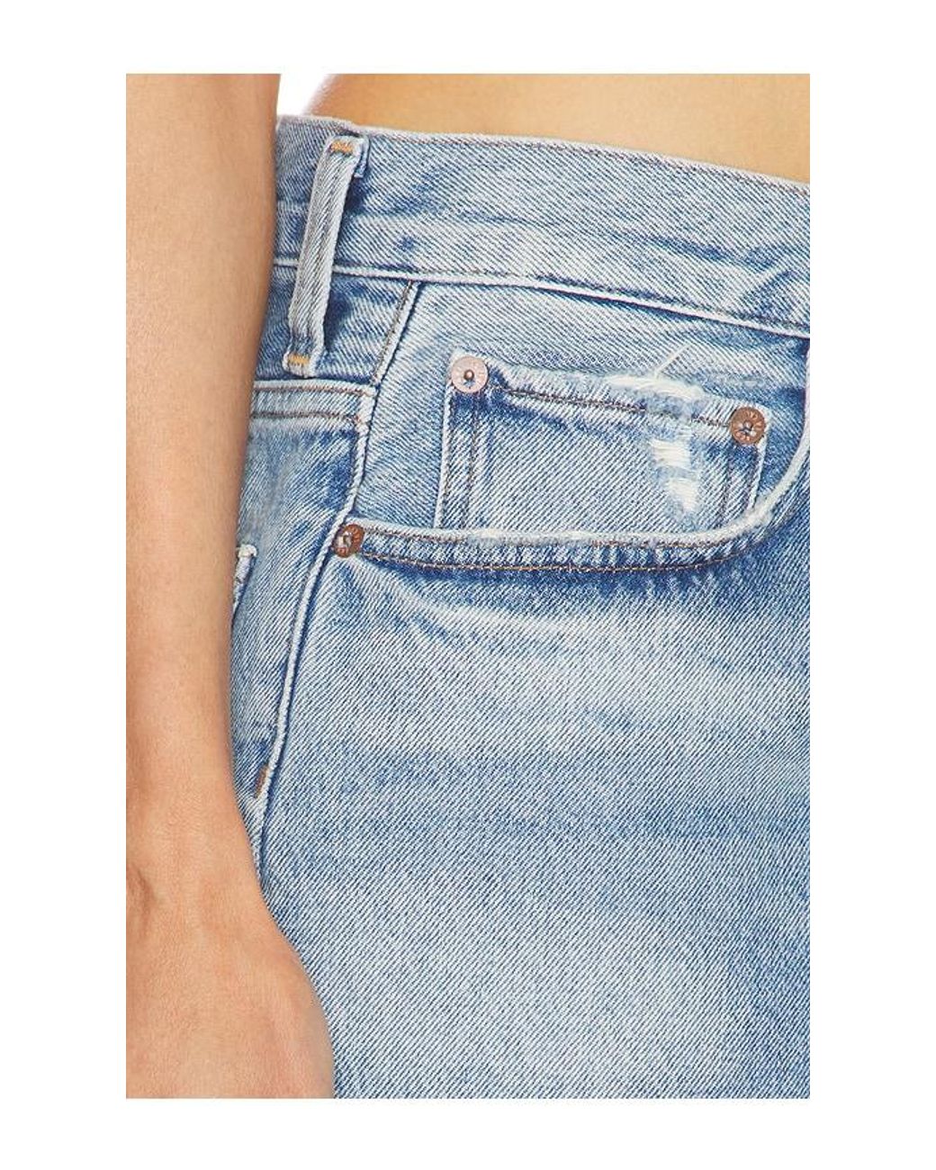 Agolde Blue Nye Relaxed Shorts
