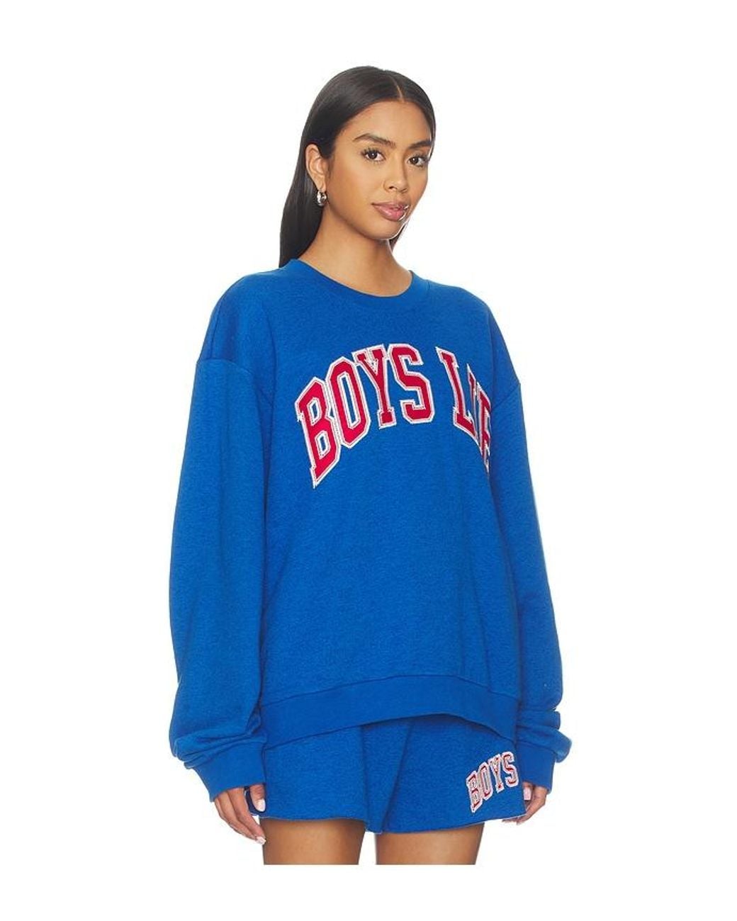 Boys Lie Blue Game Changer Kara Crewneck