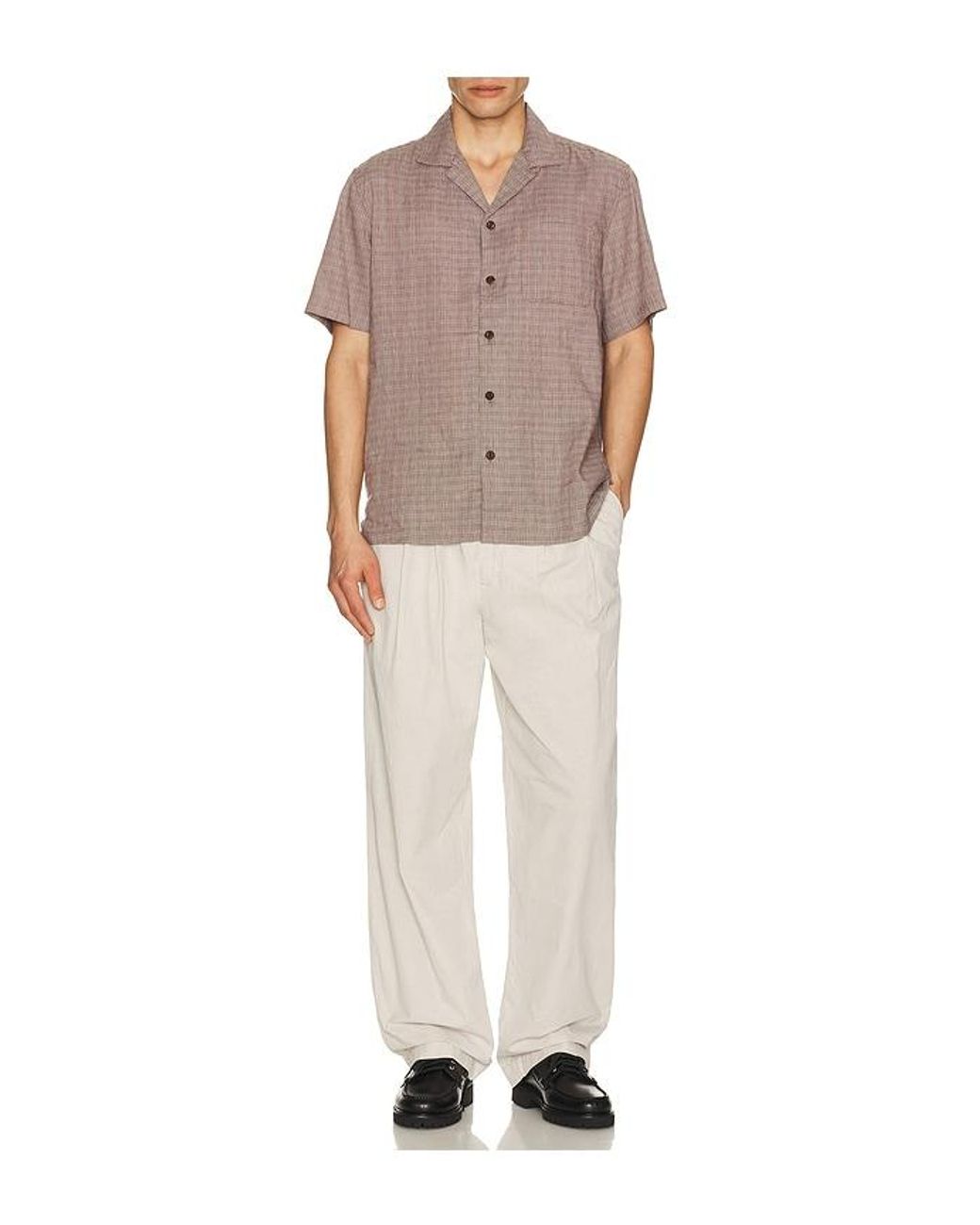 Faherty Brand Multicolor Short Sleeve Breeze Camp Shirt for men