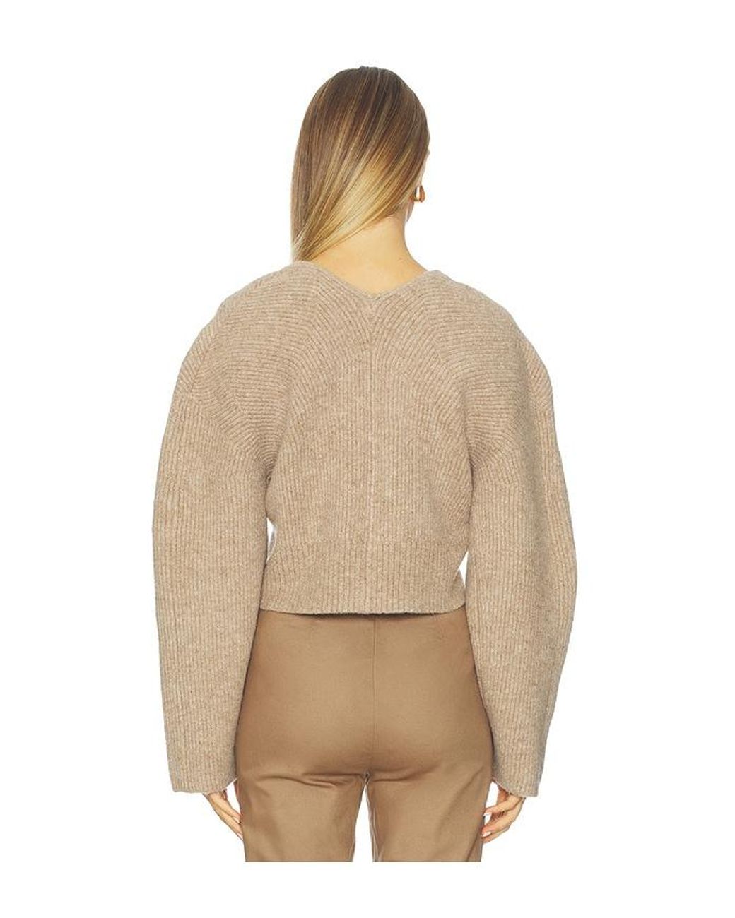 Cult Gaia Natural Mayalu Cardigan